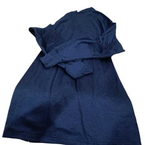 Blue winter Undershirt/sweatshirt Wollen women