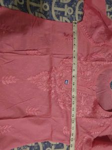 Pink Embroidered Kurti