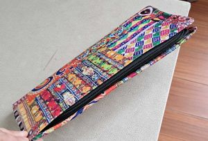 31) Colorful Patterned Pouch