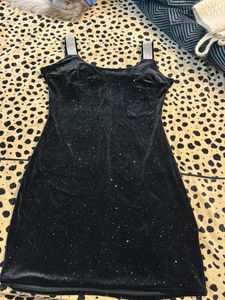 Women Sexy Strap Party Velvet Dress