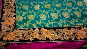 Patli Pallu Saree With Two Colours