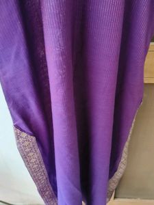 Ghunghroo Shiny Purple Kurta