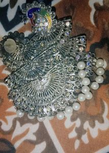 Elegant Silver &amp; Pearl Drop Earrings