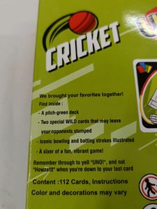 UNO Cricket Cards