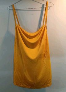 yellow satin night suit