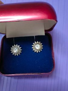 Silver Look Alike Stud Earrings