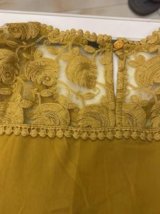 Yellow Lace Top