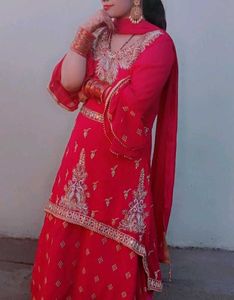 Heavy lehnga anarkali suit