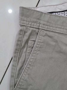 Khaki Cropped Chinos