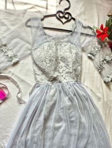 Elegant Lace &amp; Tulle Dress🦋❤️🎀