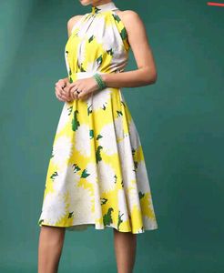 Floral Halterneck dress