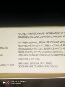 Motorola USB-C  type turbo fast chargi