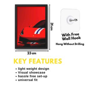 Premium Sports Car Wall Frame | High-Quality Print