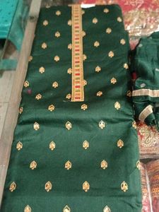 Emerald Green Embroidered Salwar Suit