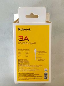 Robotek 3A Fast Charging Data Cable Type C