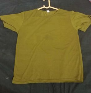 Olive Green Basic Tee