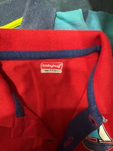 Bundle of 2 Polo T-shirts and a shirt For Boys