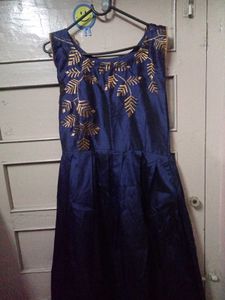 Elegant Navy Blue Dress