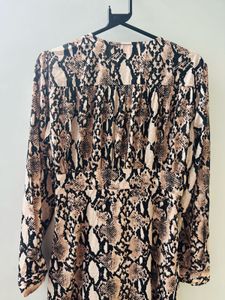 Animal Print Dress-L