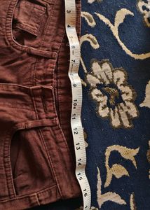 Brown Straight Leg Jeans