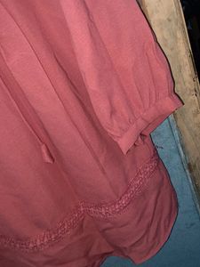 Elegant Pink Embroidered Top