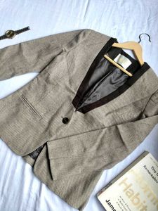 Vintage Brown Blazer Jacket