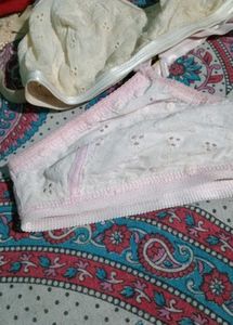 Vintage Eyelet Bras - Size 34B