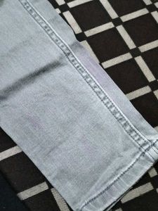 Gray Denim Jeans