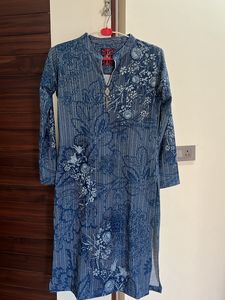 Blue kurti For women