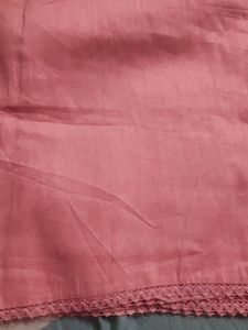 Peach Colour Glace Cotton Suit