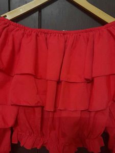 Red Crop Top