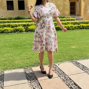 Floral Print Midi Dress