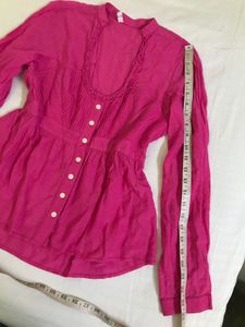 Hot pink Cool Cotton Top Bust 34