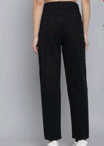 KOTTY Women Regular High Rise Black Jeans