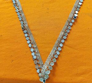 Mirror Embellished Lace New 10 meters