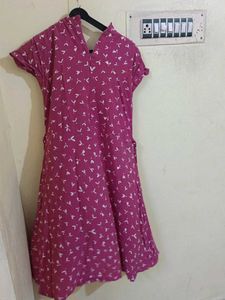 Printed Pink Dress