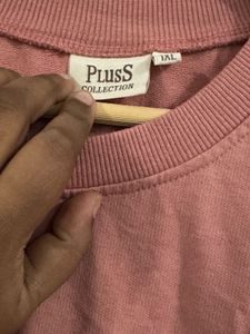 Peach Cotton Sweatshirt