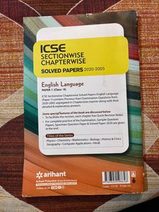 Solved Papers English Language Class10