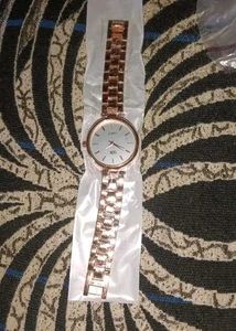 Rose Gold Quartz Watch