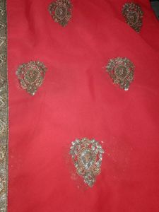 Sitara With Moti Work Saree