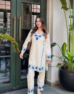 Elegant Embroidered Kurta Set