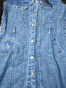 Hooded Denim Dress