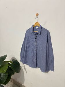 Gingham Embroidery Shirt
