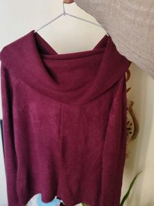 turtle neck shaded wool Sweater