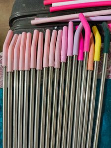 House Of Quirk Reusable Metal Straws Set