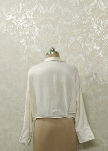 White Tie-Front Blouse Condition 10/10😎
