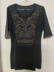 Black Embellished Top
