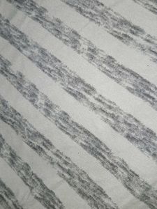 White And Grey Striped Top