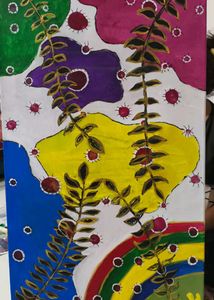 Long Canvas Art Work