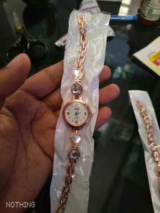 Rose Gold Watch &amp; Bracelet Set
